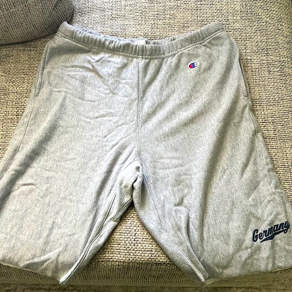 Gray shorts with Germany logo